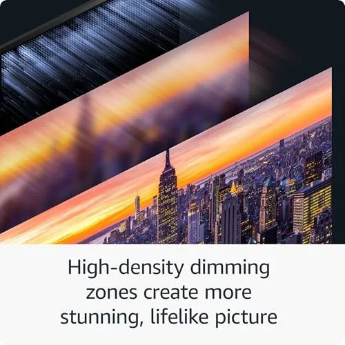The Amazon Ember 55" Mini-LED Series with Fire TV Soundbar Plus in real use