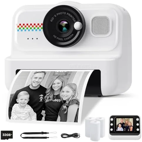 HiMont Kids Instant Print Camera Review: Photos Kids Can Hold