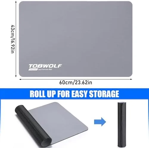 Close look at the TOBWOLF Non-Slip Workout Mat for Ellipse Leg Exerciser, Ellipse Machine build quality