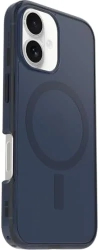 The clear case held up to a window showing the back panel clarity