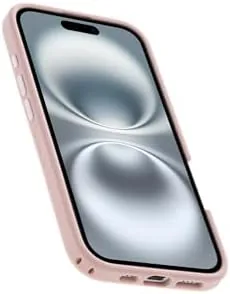 The Ballet Shoes case next to a glossy pink shell and a soft rubber pink case