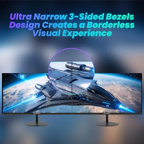 Another view of the ArcticPro 22 Inch Gaming Monitor 144Hz, FHD Computer Monitor, 105%