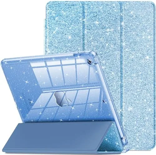 INFILAND Glitter Case for iPad 9th/8th/7th Generation 10.2 inch, Blue | 2021/2020/2019, Sparkle Slim Review: Tested and Rated