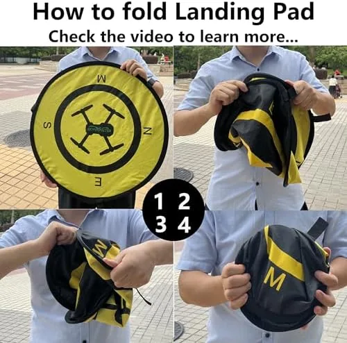 The SKYMONSTER 55cm/21'' Drone Landing Pad, Waterproof Fast-fold Double Sided Quadcopter compared in context