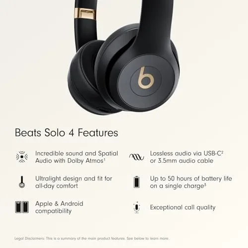 Close up of the folding hinge and gold accent on the Solo 4