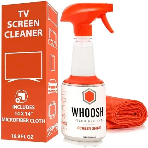 Another view of the WHOOSH! Screen Shine Pro ,  TV Screen Cleaner & Cloth