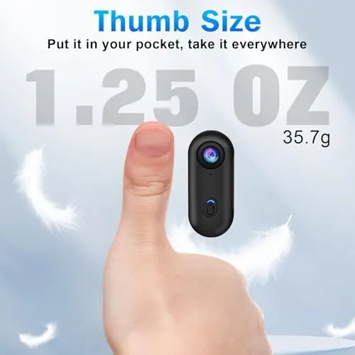 The i3 camera with the spring clip attached to a bicycle helmet strap