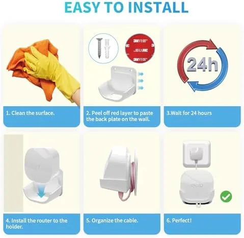 The 2Pack Wall Mount Holder for eero 6 Plus 6+ and compared in context