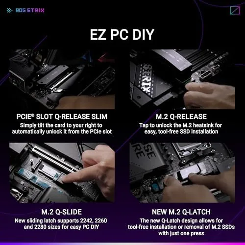 X870E-E next to the ROG X870-A for a side by side comparison