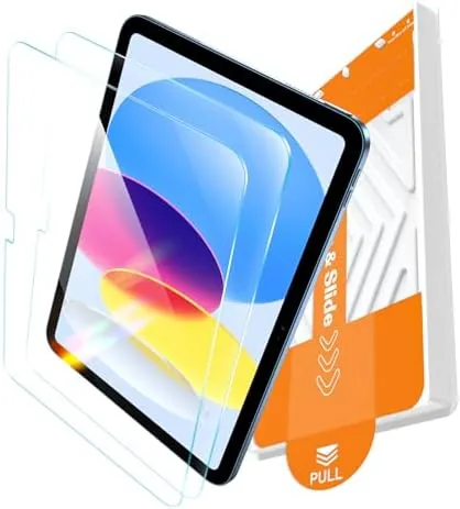EZ-GLAZ installation box and tempered glass protector on a table