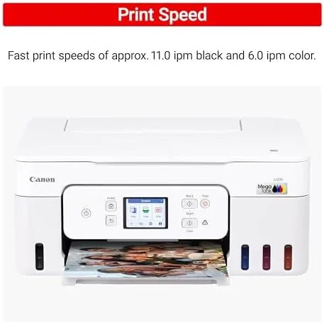 The Canon Megatank G3290 All-in-One Wireless Supertank [Megatank] Printer | Print compared in context