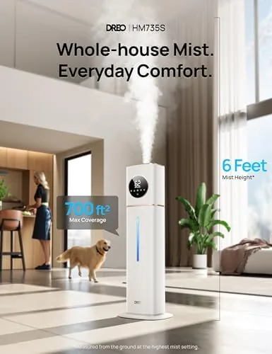 Close look at the DREO 11L Smart Humidifier Large Room 700 ft², Humidifiers for build quality