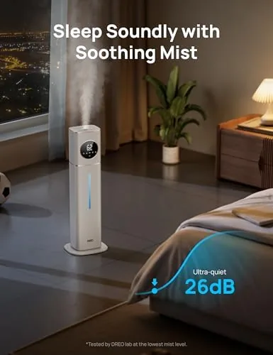 The DREO 11L Smart Humidifier Large Room 700 ft², Humidifiers for compared in context