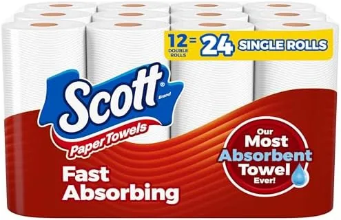 A stack of used rolls and notes from the absorbency testing period