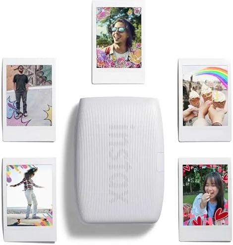 The Bundle with Compatible Fuji Mini Link 3 Smartphone Printer Clay in real use