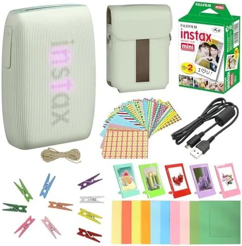 The Bundle with Compatible Fuji Mini Link 3 Smartphone Printer Clay compared in context