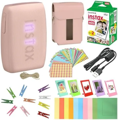 Testing the Bundle with Compatible Fuji Mini Link 3 Smartphone Printer Clay over two weeks