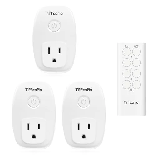 Overview of the Indoor Remote Control Outlet Plug, Wireless Light Switches, 100ft Range