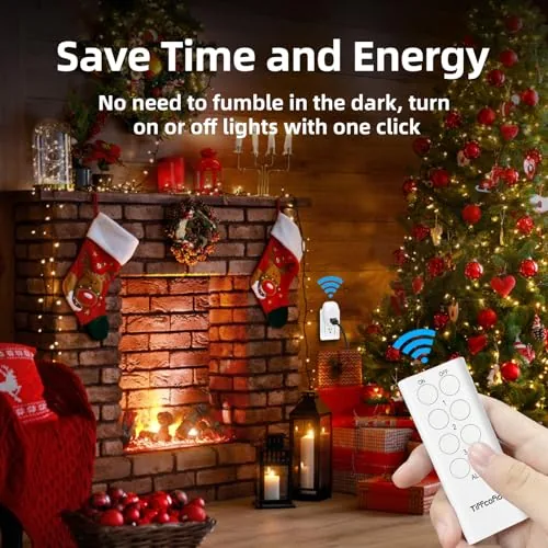 The Indoor Remote Control Outlet Plug, Wireless Light Switches, 100ft Range compared in context