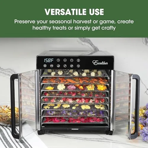 Another view of the Excalibur Food Dehydrator 8-Tray for Jerky, Fruit, Vegetables, Herbs, Pet