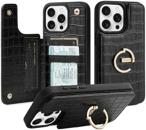 CUSTYPE for iPhone 16 Pro Max Wallet Case with Card Holder,180°Ring Holder Kickstand Card Review: Tested and Rated