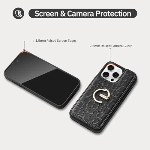 Another view of the CUSTYPE for iPhone 16 Pro Max Wallet Case with Card