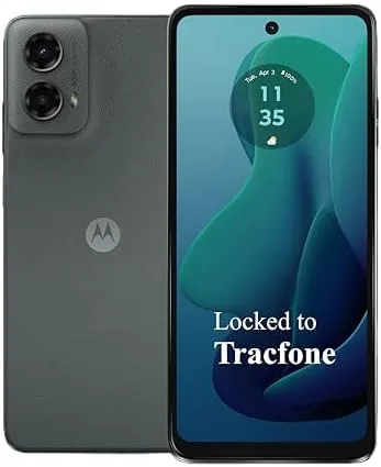 Overview of the Tracfone, Motorola Moto g 5G 2024, 128GB, Prepaid Smartphone, Gray
