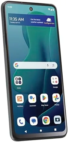 The Tracfone, Motorola Moto g 5G 2024, 128GB, Prepaid Smartphone, Gray in real use