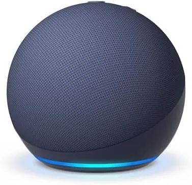 The Jack Skellington shell wrapping the top of the Echo Dot