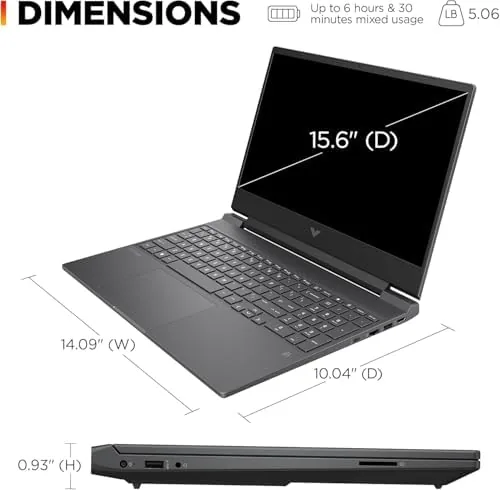 The HP Victus 15.6" Full HD 144Hz Gaming Laptop, Intel Core in real use
