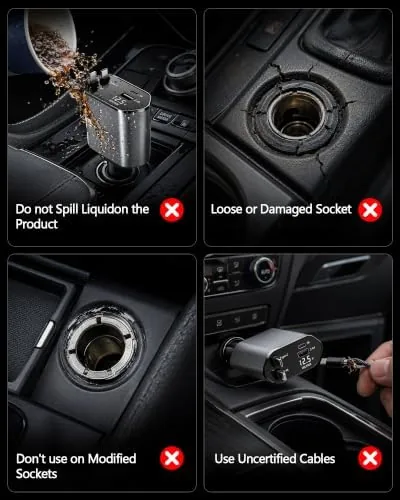 Testing the Retractable Car Charger,4 in 1 Fast Charging Car Charger with over two weeks