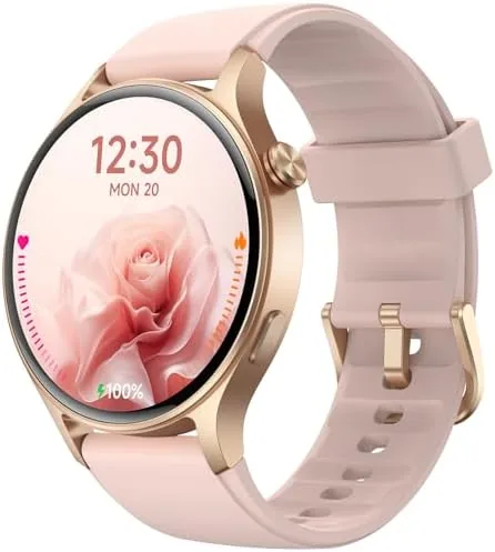 Overview of the Fitpolo Smart Watch for Women,1.3" AMOLED Touchscreen Fitness Tracker, Make/Answer