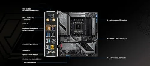 The motherboard BIOS screen showing memory speed and overclocking settings