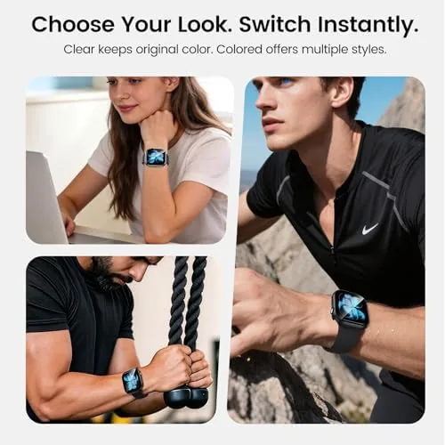 The Tensea 3PCS for Apple Watch Screen Protector Case Series 11/10 compared in context