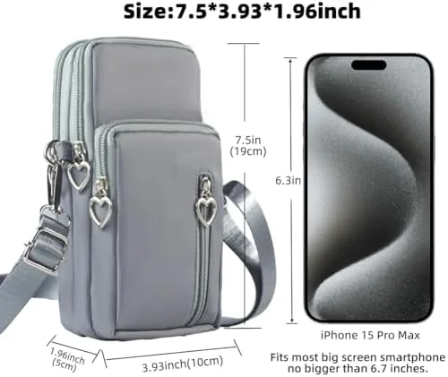The Small Crossbody Bag for Women - Mini Phone Purses with in real use