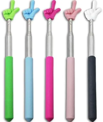 5PCS Pointer Stick For Classroom - Multipurpose Teacher Pointer Stick, Extendable Classroom Pointer And Review: Tested and Rated