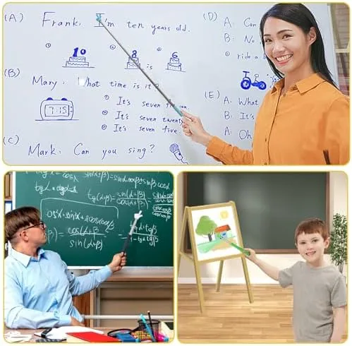 Another view of the 5PCS Pointer Stick For Classroom ,  Multipurpose Teacher Pointer Stick