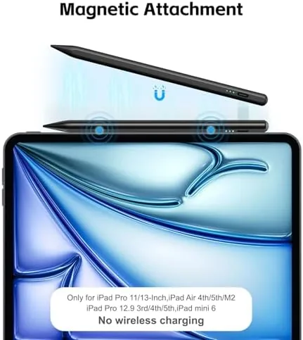 Testing the Stylus Pen for iPad 2026-2018 with 13mins Fast Charge,Tilt Sensitivity over two weeks