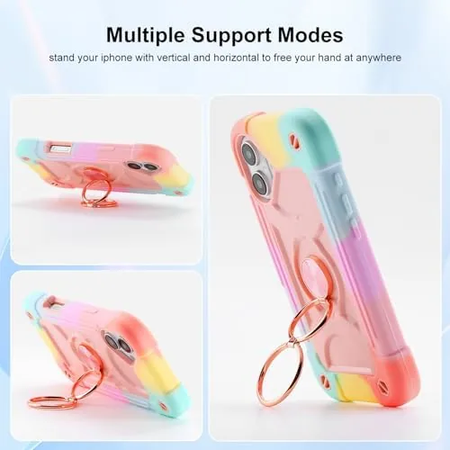 The MARKILL Compatible with iPhone 16 Case 6.1 Inch with Ring compared in context