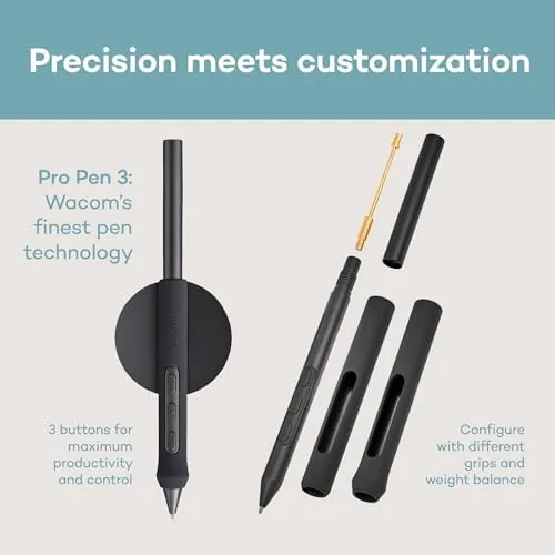 The Wacom Intuos Pro Medium, Bluetooth Graphic Drawing Tablet with ProPen compared in context