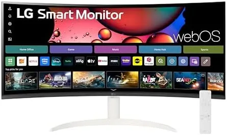 LG 34SR60QC-W 34-Inch QHD Curved Smart Monitor Review: A Desktop With Streaming Built In