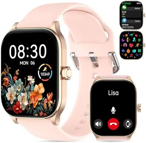 Overview of the Smart Watch for Women Men(Answer/Make Call), Smartwatches with Heart Rate/SpO2/Sleep/Stress