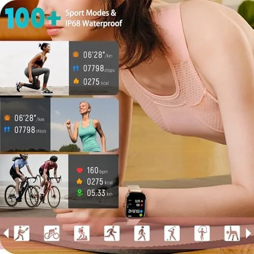 Another view of the Smart Watch for Women Men(Answer/Make Call), Smartwatches with Heart Rate/SpO2/Sleep/Stress