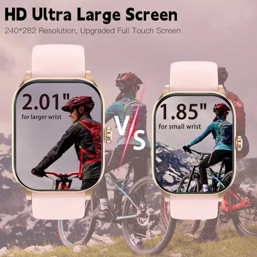 The Smart Watch for Women Men(Answer/Make Call), Smartwatches with Heart Rate/SpO2/Sleep/Stress compared in context