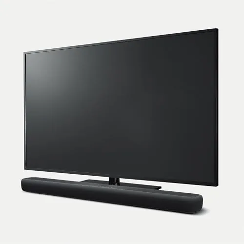 Movie scene with the sound bar responding to a voice command