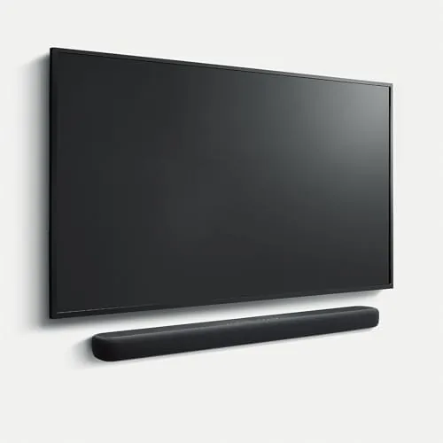 YAS 209 beside a sound bar system with rear speakers