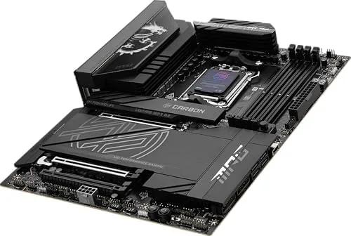 High end build with the X870E Carbon under load
