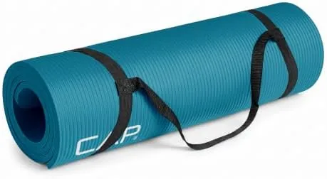 CAP Barbell 1/2-Inch High Density Exercise Yoga Mat with Strap | Multiple Options Review: Tested and Rated