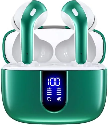 Overview of the TAGRY Bluetooth Headphones True Wireless Earbuds 60H Playback LED Power