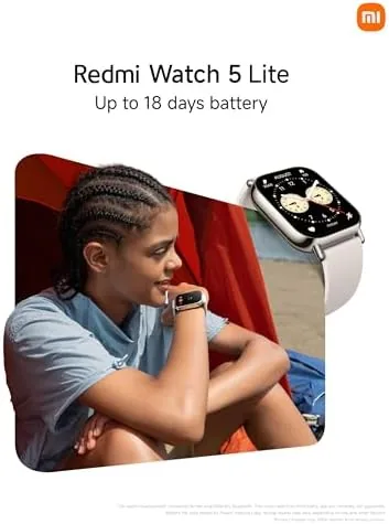 Another view of the XIAOMI Redmi Watch 5 Lite Global 1.96" Amoled Up to